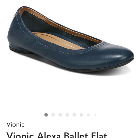Vionic Shoes - Vionic Alexa Ballet Flat Women's Navy 7.5